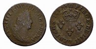 FRANKREICH Ku-4 Deniers 1697, BB-Strassburg. Louis XIV, 1643-1715. Sehr ... 55,00 EUR  + 10,00 EUR frais d'envoi