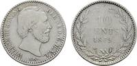10 Cents 1879. NIEDERLANDE Wilhelm III., 1849-1890. Sehr schön
