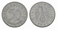 DRITTES REICH 50 Reichspfennig 1943, D. Sehr schön + 10,00 EUR  + 10,00 EUR frais d'envoi
