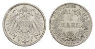 Deutsches Reich 1 Mark 1910, A. Vorzüglich-stempelglanz. 22,00 EUR  + 10,00 EUR frais d'envoi