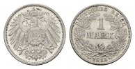 Deutsches Reich 1 Mark 1915, G. Fast Stempelglanz/Stempelglanz. 19,00 EUR  + 10,00 EUR frais d'envoi