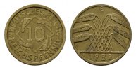 WEIMARER REPUBLIK 10 Reichspfennig 1925, G. Zaponiert. Sehr schön-vorzüg... 10,00 EUR  + 10,00 EUR frais d'envoi