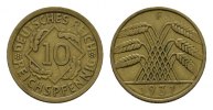 WEIMARER REPUBLIK 10 Reichspfennig 1931, F. Sehr schön-vorzüglich. 30,00 EUR  + 10,00 EUR frais d'envoi