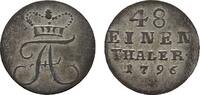ANHALT 1/48 Taler Friedrich Albrecht, 1765-1796. -