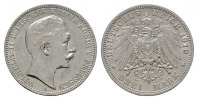 Preussen 3 Mark 1910, A. Wilhelm II., 1888-1918. Vorzüglich-stempelglanz. 35,00 EUR  + 10,00 EUR frais d'envoi