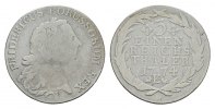 BRANDENBURG-PREUSSEN 1/3 Taler 1774, E-Königsberg. Friedrich II., der Große, 1740-1786. TB/TTB.
