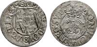 POLEN Dreipölker (1/24 Taler, Groschen) 1632 Unter Schweden. Gustav II. Adolf, 1611-1632. Rauher Schrötling, SUP