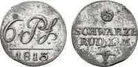 SCHWARZBURG 6 Pfennig Friedrich Günther, 1807-1867. -