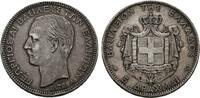 GRIECHENLAND 5 Drachmen Georg I., 1863-1913. -