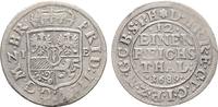 BRANDENBURG-PREUSSEN 1/12 Taler 1689, IE - Magdeburg. Friedrich Wilhelm, der Große Kurfürst, 1640-1688. Hübsche Patina. TTB+