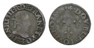 FRANKREICH Double tournois, Troyes. Henri III, 1574-1589. Sehr schön 70,00 EUR  + 10,00 EUR frais d'envoi