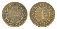 DÄNEMARK Skilling 1856. Frederik VII., 1848-1863. Fast Vorzüglich 15,00 EUR  + 10,00 EUR frais d'envoi