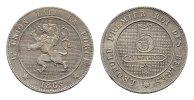 BELGIEN 5 Centimes 1863/62. Leopold II., 1865-1909. Vorzüglich-stempelgl... 40,00 EUR  + 10,00 EUR frais d'envoi