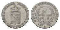 SACHSEN 20 Kreuzer 1812, L. Ernst I., 1806-1826. Sehr schön+; 150,00 EUR  + 10,00 EUR frais d'envoi