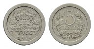 NIEDERLANDE 5 Cents 1909. Wilhelmina, 1890-1948. Vorzüglich. 35,00 EUR  + 10,00 EUR frais d'envoi