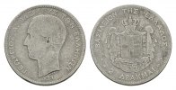 GRIECHENLAND 2 Drachmen 1873. Georg I., 1863-1913. Sehr schön. 65,00 EUR  + 10,00 EUR frais d'envoi