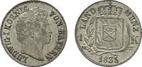 BAYERN Kreuzer 1835. Ludwig I., 1825-1848. Fast Stempelglanz/Stempelglanz. 45,00 EUR  + 10,00 EUR frais d'envoi