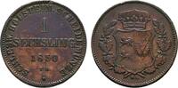 SCHLESWIG-HOLSTEIN Ku.-Sechsling Statthalterschaft, 1848-1851. -