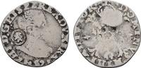 NIEDERLANDE 1/10 Philippstaler 1571, Utrecht. Philipp II., 1555-1598. Schön. Gegenstempel TTB