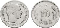 DÄNEMARK 10 Öre Christian IX., 1863-1906. -