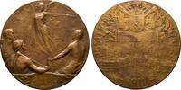 JUGENDSTIL Bronzemedaille 1911 (v. Alphonse Mauguoy SPL