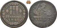 Münster, Domkapitel 3 Pfennig 3 Pfennig 1740 -