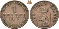 Hessen-Kassel 1 Heller 1866 Friedrich Wilhelm I - 1847-1866 ss+ 12,00 EUR  + 17,00 EUR frais d'envoi