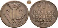 Hessen-Kassel I Heller 1757 Wilhelm VIII - 1751-1760 ss 17,00 EUR  + 17,00 EUR frais d'envoi