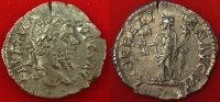 Römische Kaiserzeit - Septimius Severus Denar AR-Denar des Septimius Severus, Rv.: stehende Liberalitas; LIBERALITAS AVG VI -