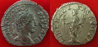 Römische Kaiserzeit - Caracalla Denar AR-Denar des Caracalla, Rv.: stehende Liberalitas, LIBERALITAS AVG VI -
