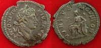 Römische Kaiserzeit - Caracalla Denar AR-Denar des Caracalla, Rv.: behelmter Virtus mit Viktoria, VIRTVS AVGVSTOR -