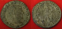 Römische Kaiserzeit - Severus II. 1/4 Follis AE-1/4-Follis des Severus II. Rv: Genius, GENIO POPVLI ROMSNI / SIS -
