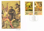 Deutsche Demokratische Republik 5 Mark im Numisbrief DDR, Numisbrief mit 5 Mark Katharinenkirche Zwickau plus Marken -