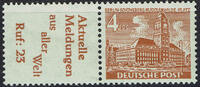 Berlin 2 Werte Berlin, Mi-Nr. 43 -S 7 (mit R4) - Kat.Wert 40,- -