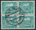 Berlin 4 Werte Berlin, Mi-Nr. 44 4er Block mit 44 III , Freimarken: Berliner Bauten -