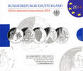 Deutschland - BRD 5 x 10 € Blister Offizieller Blister Silber-Gedenkmünzen-Set BRD 2014, 5 x 10 €, PP -
