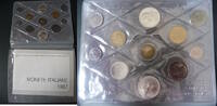 Italien 1388 Lire (11 Münzen) italy official coin set 1989 with 2 silver coins, like scan -