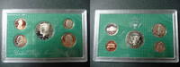 USA 0,91 Dollars USA, official proof set 1994, 1 Cent to 1/2 Dollar, like photos -