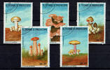 St. Thomas und Prinzeninsel 5 Werte St. Thomas und Prinzeninsel, Mi-Nr. 1043-47, Pilze gestempelt -