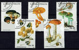 St. Thomas und Prinzeninsel 5 Werte St. Thomas und Prinzeninsel, Mi-Nr. 1183-88 , Pilze, gestempelt -