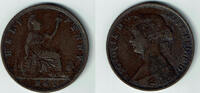 Großbritannien 1/2 Penny 1862 Great Britain, Victoria, half penny, like ... 8,00 EUR prix TTC + 9,90 EUR frais d'envoi