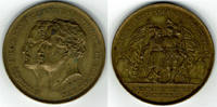 Russland Messing-Medaille russia, medal, Nikolaus I./Friedrich Wilhelm III., like scan -