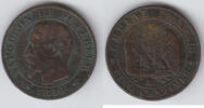 Frankreich 5 Centimes France, 5 Centimes 1856 A, napoleon III. -
