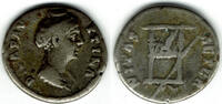 Römische Kaiserzeit - Faustina Mater Denar AR-Denar der Faustina Mater, Rv.: Thron, darauf Zepter, davor Pfau, AETERNITAS -