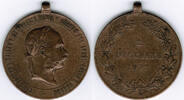 Haus Habsburg - Österreich-Ungarn Bronzemedaille austria, medal, Franz Joseph I. "Silver jubilee - 2. december 1873, like scan -