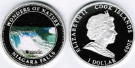 Cook Island 1 Dollar Cook Islands, 1 Dollar, coloured, "Wonders of Nature - Niagara Falls", like scan -