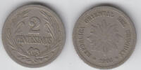 Uruguay 2 Centesimos Uruguay 1902, 2 Centesimos, Kursmünze, Erhaltung siehe Scan! -