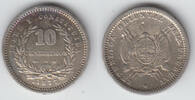 Uruguay 10 Centesimos Uruguay 1877, 10 Centesimos, Kursmünze, Erhaltung siehe Scan! -