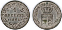 Württemberg 1 Kreuzer 1861 Königreich Württemberg, 1 Kreuzer 1864, Wilhe... 9,00 EUR prix TTC + 9,90 EUR frais d'envoi