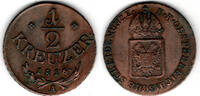 Haus Habsburg - Österreich 1/2 Kreuzer 1816 A Franz II., 1/2 Kreuzer 181... 9,00 EUR prix TTC + 9,90 EUR frais d'envoi